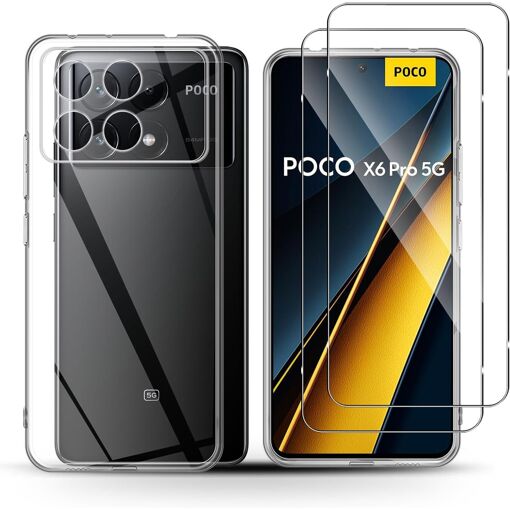 Coque Souple TPU Pour Xiaomi Poco X6 Pro 5G - Transparente Ou Colorée - Marque Kwmobile - Neuf Sous Blister