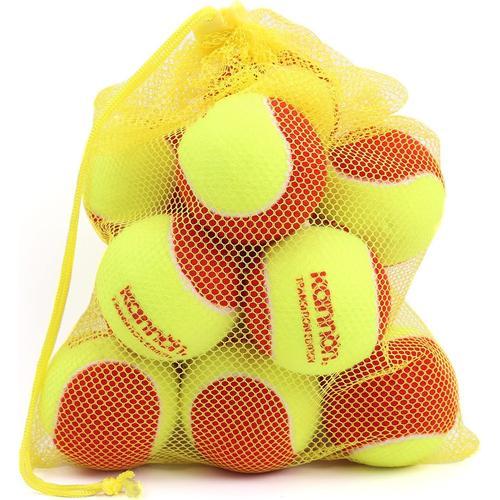 Rouge Balles De Tennis Stage 3 Balles De Tennis Pour Enfant Rouge Décompression 75 % Pour Moins De 8 Frappes D'entraînement Tennis 6/12 Pièces Balles De Tennis Avec Sac De Transport