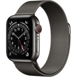 Apple Watch Series 6 (Gps + Cellular) - Boitier 40 Mm Acier Graphite Avec Bracelet Milanais Graphite