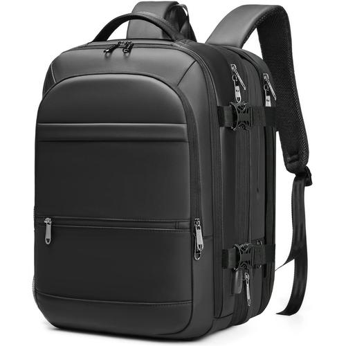 Sac ¿¿ Dos de Voyage Tr¿¿sgrand Vol approuv¿¿ Porter le pour Ordinateur Portable 17 Pouces avec Port de Charge USB R¿¿sistant ¿¿ l'eau Extensible Nuit Sac ¿¿cole Coll¿¿ge pour Femmes Hommes Weekend