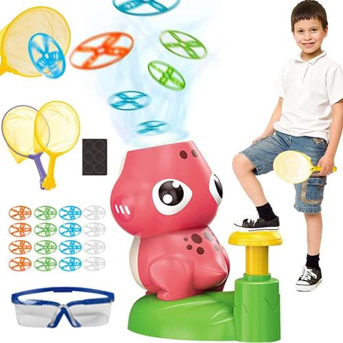 Jouet De Lanceur De Disque Volant,Flying Toys Disc Shooters Pour Enfants,Lanceur De Disque,Soucoupe Volante Jouets D'ext¿¿Rieur,Jouet Volant,Flying Disc Launcher Toy For Kids (C)