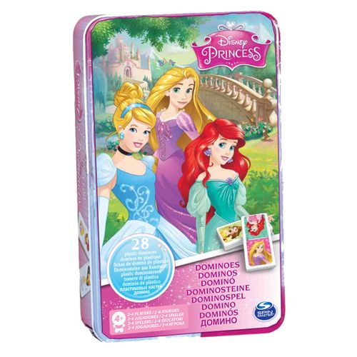 Games Boite Metal Dominos Disney Princesses