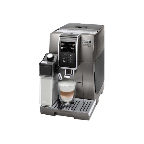 De'Longhi Dinamica Plus FEB 3795.T - Machine à café automatique avec buse vapeur "Cappuccino" - 19 bar - titane