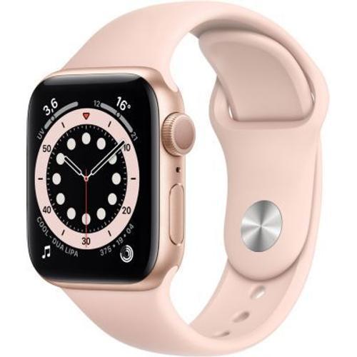 Apple Watch Series 6 (Gps) - Boitier 44 Mm Aluminium Or Avec Bracelet Sport Rose