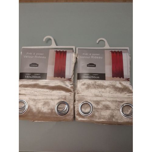Double Rideaux Velours Isolants
