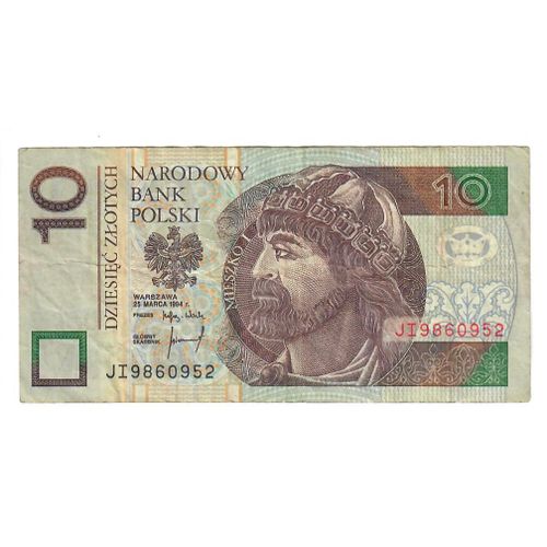 Billet 10 Zloty 1994