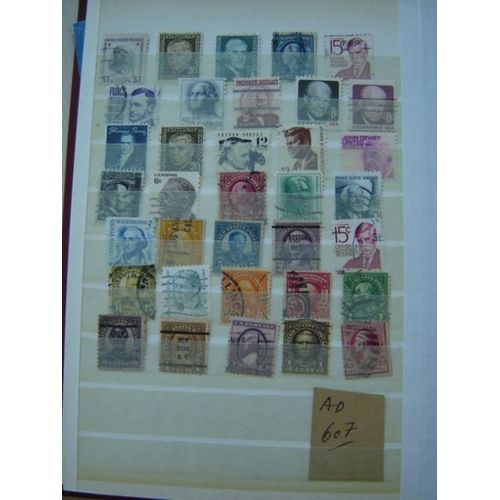 Ad 607 // Lot Etats Unis /Usa * Timbres Obliteres ** Personnages Petits Formats