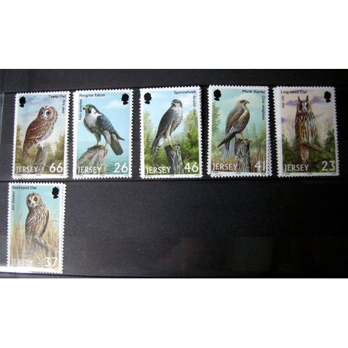 Timbres Jersey Oiseaux