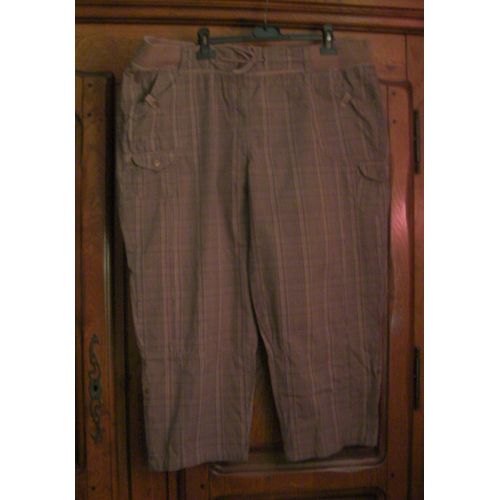 Pantacourt Beige M&s Mode - Taille 50