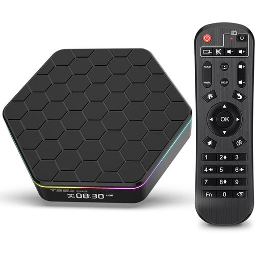 Android 12.0 TV Box, Android Box 2GB RAM 16GB ROM Allwinner H618 Quad Core Support HD 6K/ 3D/ H.265 Ethernet 2.4/5G Dual WiFi BT 5.0