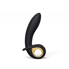 Gode Vibrant Gonflable Vaginal Ou Anal Noir