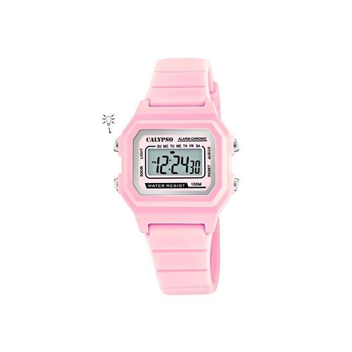 Calypso Junior Chrono Bracelet Silicone Rose K5802/3