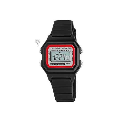 Calypso Junior Chrono Bracelet Silicone Noir K5802/6