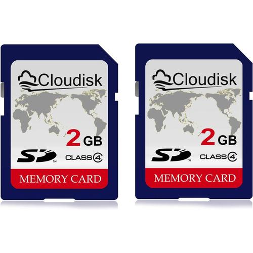 Carte SD Carte Flash uhs sdxc Pack de 2 (2GB)