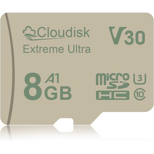 Carte mémoire Micro SD Extreme Ultra V30 U3 C10 A1 MicroSD Card TF (1 paquet de 8 Go)