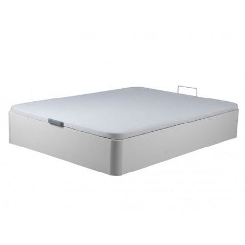 Sommier Coffre 160 X 200 Cm En Simili - Blanc Mat - Oniry De Dreamea Play