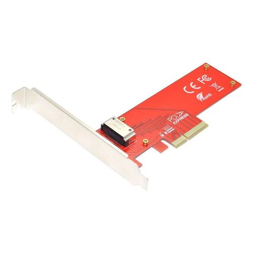 CY PCIe NVMe Règle 1U GEN-Z EDSFF Short SSD E1.S vers PCI-E 4X