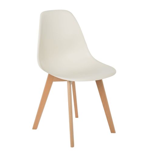 Chaise De Salle À Manger Nordique Scand Beige Crème
