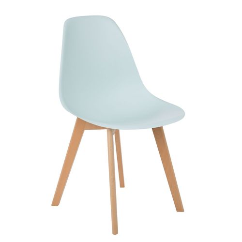 Chaise De Salle À Manger Nordique Scand Bleu Eau