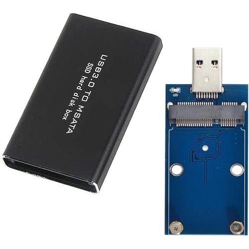 CY Mini Adaptateur Carte Externe SSD PCBA PCI-E mSATA vers USB 3.0 - Sans Boîtier