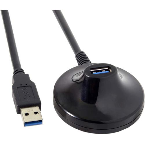 Câble d'extension USB 3.0 type A mâle vers femelle pour station d'accueil 0,8 m