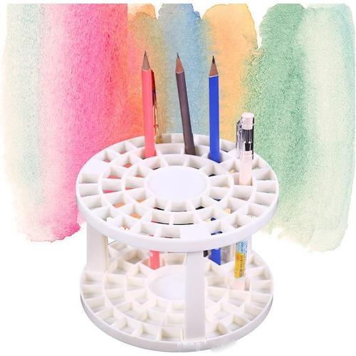 Porte Pinceaux Aquarelle,Porte Pinceaux Maquillage Détachable Portable Support De Crayons Pinceaux Peinture Maquillage Porte Pinceaux Crayons Pour Pinceaux Et Crayons