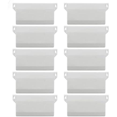 Store Vertical En Poids,10 Pièces Vertical Lattes De Stores Tres Bien Pour Rideaux Remplacement De Plaques Cassées Stores Veranda 89mm Blanc