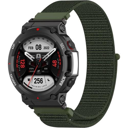 Bracelet Élastique En Nylon - Compatible Avec Amazfit T-Rex/T-Rex Pro, Montre De Sport - Bracelet De Rechange Respirant Pour Homme Et Femme