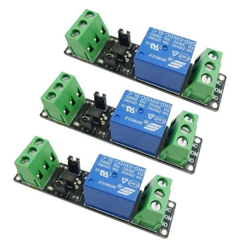 3PCS 3V Isolement Module de relais Conduire Contrôle Haut niveau Plateau d'entraînement