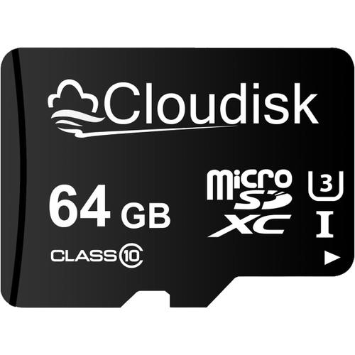 64gb Carte Micro SD microsdxc uhs - I Carte mémoire Flash, C10, U3, Full HD, 4K Ultra HD, Carte TF Haute Vitesse