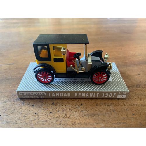 Landau Renault 1907 Minialuxe 5 Neuf En Boîte-Minialuxe