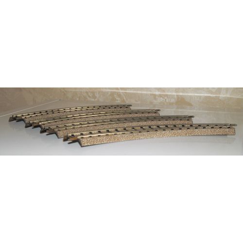 Rails Courbes Jouef Vintage À Ballast Beige-Jouef
