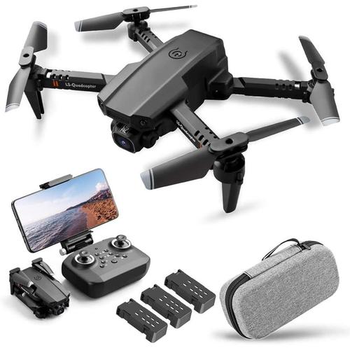 Drone Avec Caméra 4k, Drone Double Caméra Suivi De Vol, Capteur De Gravité, Geste, Photo, Maintien D'altitude, Mode ¿Headless¿, Quadrirotor Télécommandé Pour Adultes Et Enfants-Générique