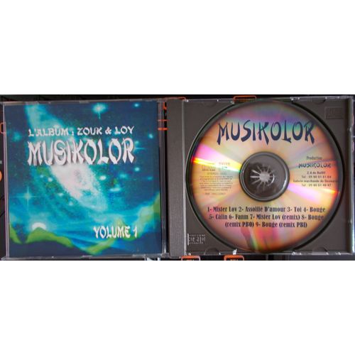 Musikolor . Volume 1 Zouk & Lov