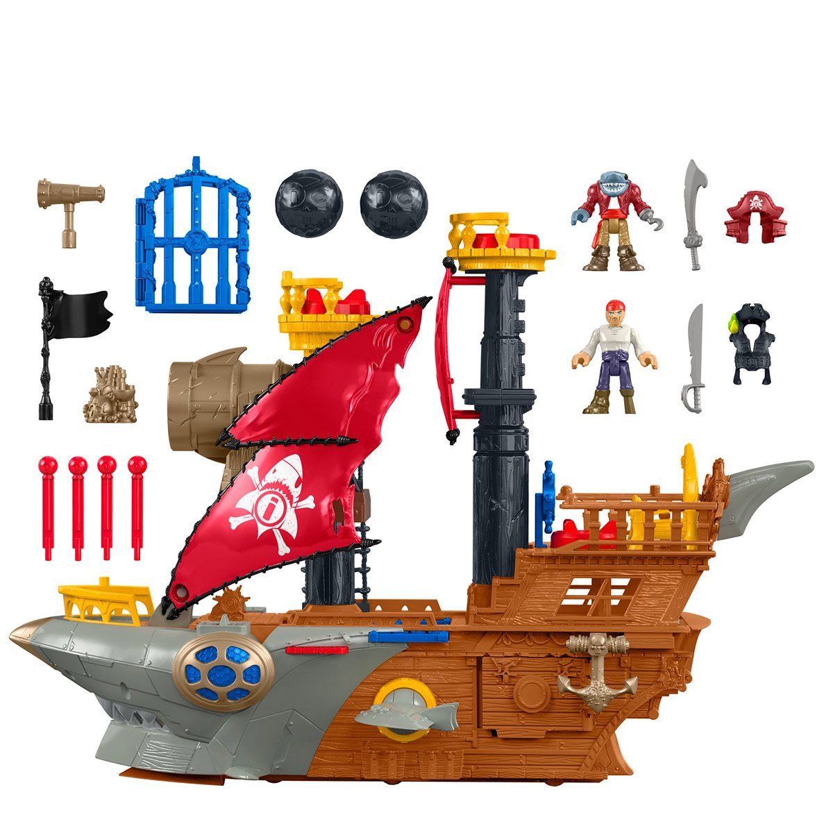 Imaginext - Bateau Pirate Requin - 6