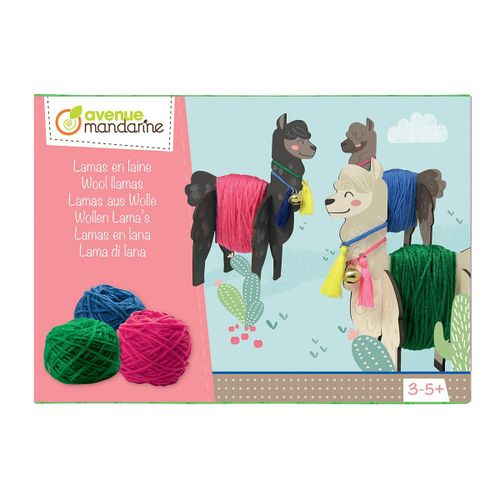 Avenue Mandarine Boîte Créative, Lamas En Laine