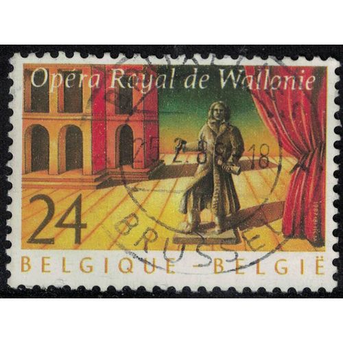 Belgique 1987 Oblitéré Used Opéra Royal De Wallonie Su