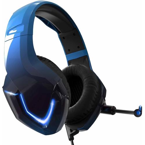 K19 Casque Gaming Ps4, Casque Gaming Xbox One Professionnel Rgb 7 Couleurs Audio Stéréo Basse Anti-Bruit Réglable Micro Compatible Pc Mac Laptop (Blue)