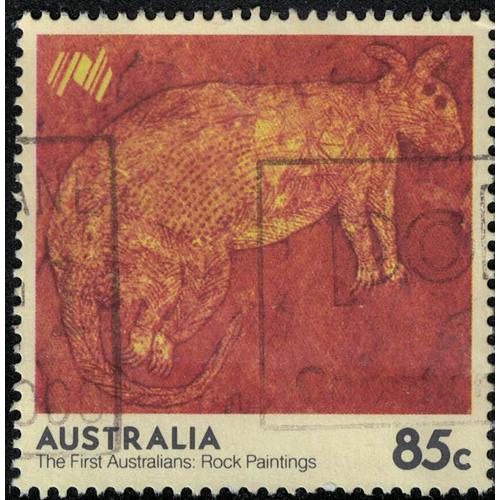 Australie 1984 Oblitéré Used The First Australians Rock Paintings Peintures Rupestres Su