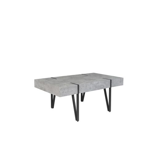 Table Basse Adena Effet Béton Gris Clair