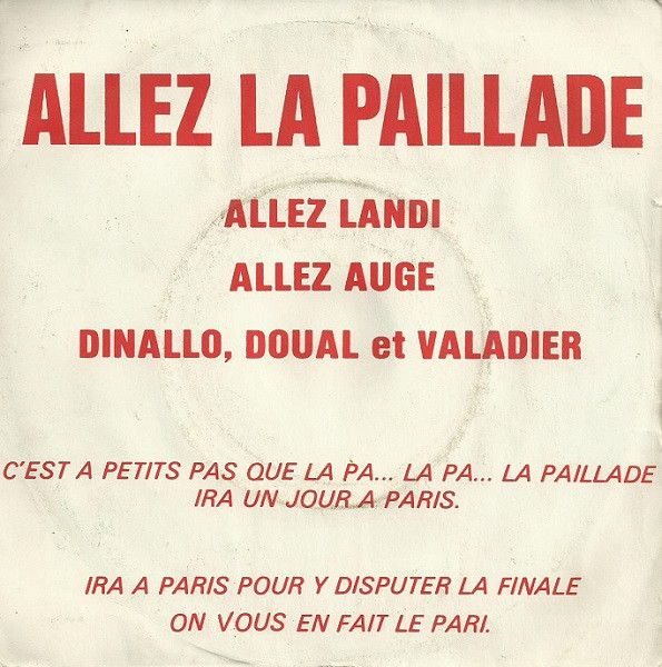 Allez La Paillade ( White & Red Cover )