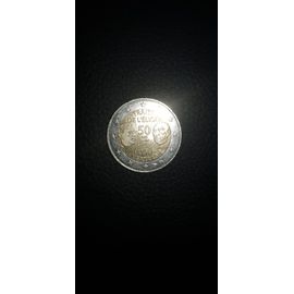 piece 2 euros traite de l'élysée 50 ans