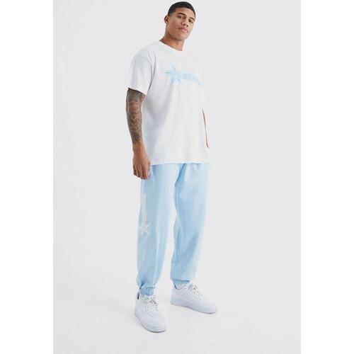 Ensemble Oversize Avec T-Shirt Et Jogging Homme - Bleu - L, Bleu