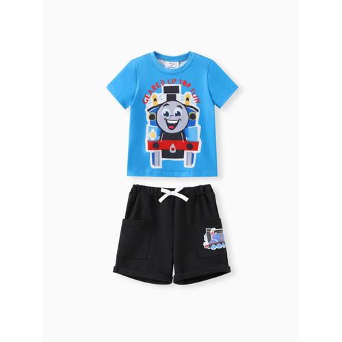 Thomas & Friends Ensemble De 2 T-Shirts À Imprimé De Personnages Pour Tout-Petits Garçons Avec Shorts