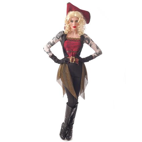 Déguisement Pirate Tatouée Femme - Taille: M