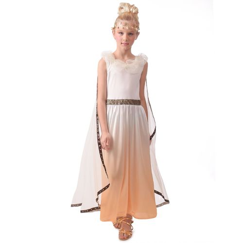 Déguisement Romaine Or Fille - Taille: S 4-6 Ans (110-120 Cm)