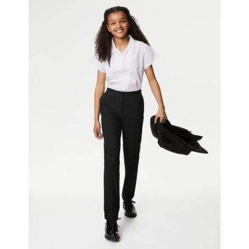 Pantalon Fille Coupe Super Skinny Noir