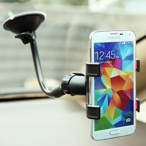 Samsung Galaxy S10/ 10 + Support Auto Téléphone Universel Note 9 Compatible avec iPhone X// XR/ XS/ Max Support Téléphone pour Event de Voiture avec Bouton de dégagement Rapide Google etc 