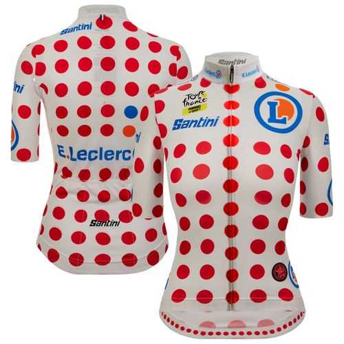 Maillot Réplique De L'équipe Le Tour De France Femme 2024 Par Santini - Polka