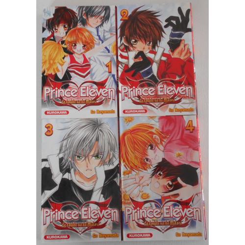 Lot De 4 Mangas Prince Eleven Tome 1 À 4 - Ikeyamada Go Vf Shojo Kurokawa
